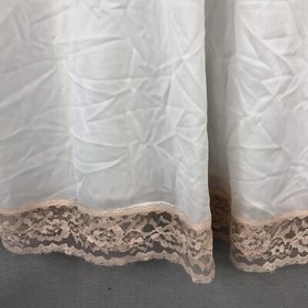 Slip Dress Womens 36 Blush Pink Lace ILGWU Feminine Victorian coquette vtg NEW
