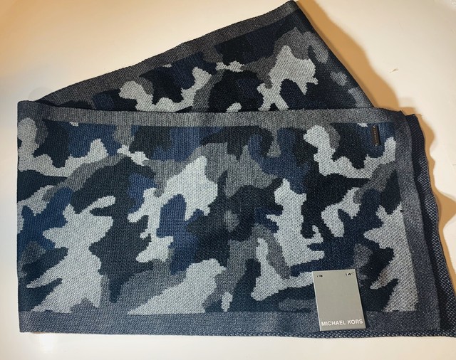 michael kors camo scarf