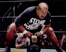 Tomohiro Ishii Signed 16x20 Photo BAS COA New Japan Pro Wrestling ROH WAR Auto'd