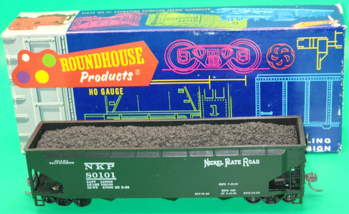 Roundhouse - NKP Nickel Plate Road - Tolva de desplazamiento de 40' con carga #80101 | Zustand: New