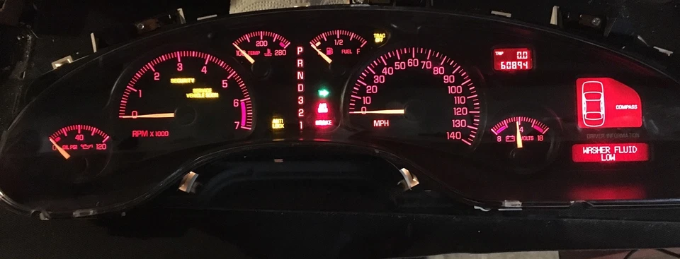 SERVIÇO DE REPARO 2000-05 GM Pontiac BONNEVILLE painel de instrumentos 01 02 03 - Imagem 3 de 4