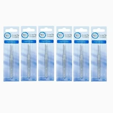 Signature Care Square Tip Tweezers - 6 PACK