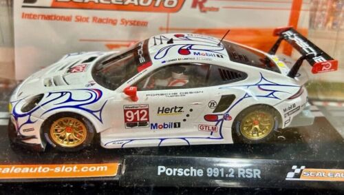 Slot car 1/32 Porsche 991.2 RSR G13 PetitLM 2018 #912 Psycodelic-R chasis- - Picture 1 of 6