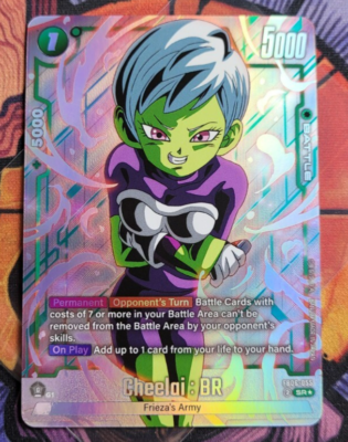 Cheelai : BR FB06-055 Alternate Art Dragon Ball Card Rivals Clash