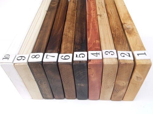 Rustic Chunky Radiator Mantel Shelf Round curved edges, Incl. concealed brackets - Picture 10 of 15