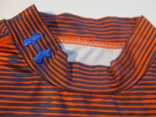 UNDER ARMOUR BRAND COLDGEAR LONG SLEEVE FITTED ATHLETIC SHIRT YOUTH XL STRIPED - Picture 4 of 9