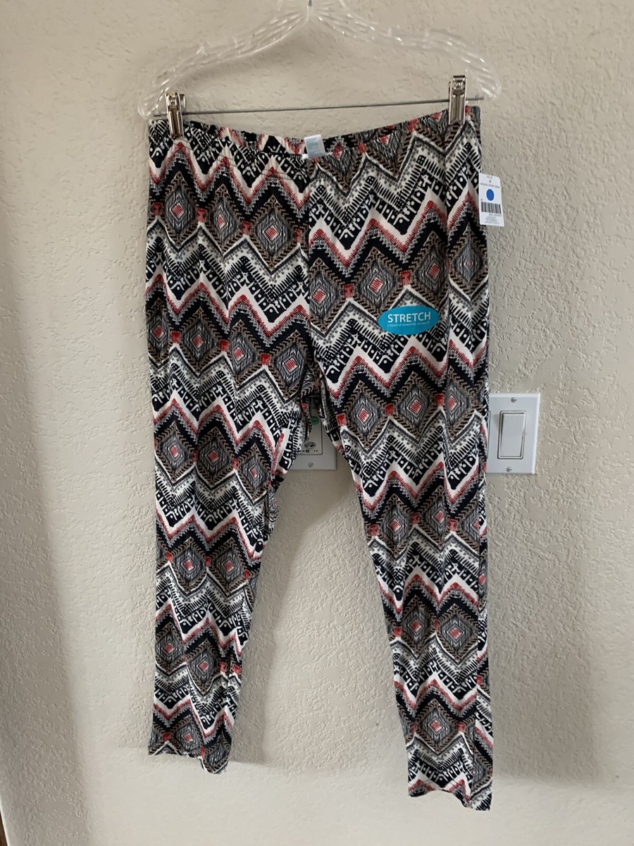 Just be Black Red Chevron Legging Size 2X NWT | eBay