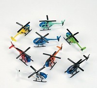 Metal Die Cast Helicopters - Assorted Colors - 12pcs on sale Metal Die Cast Helicopters - Assorted Colors - 12pcs on sale
