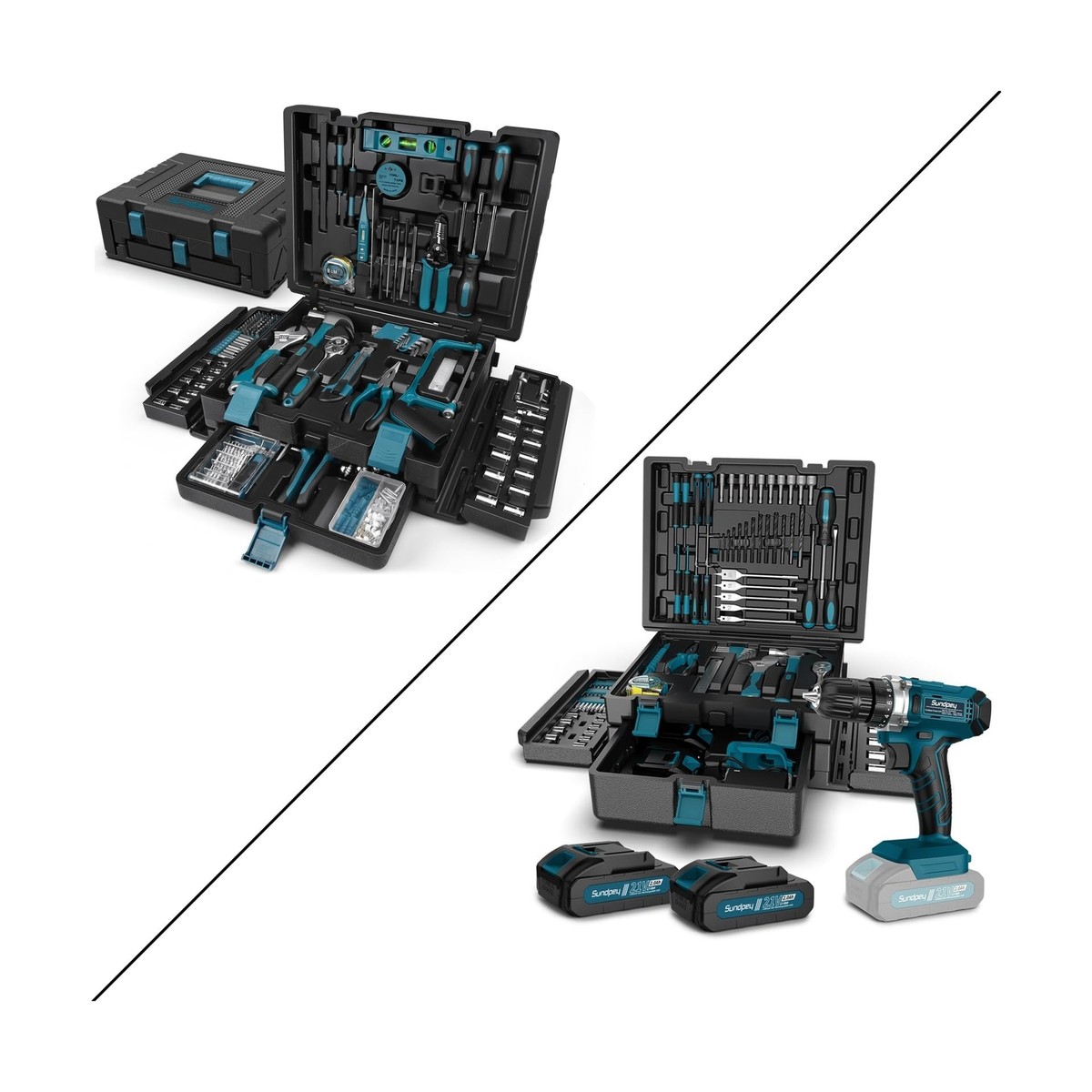 Sundpey 379 & 255 Pcs Tool Kit - Portable Complete Home and Auto
