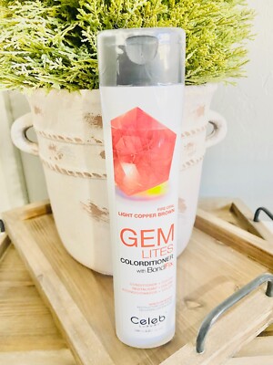 Celeb Luxury Colorwash Color Depositing Conditioner  Gem Lites Fire Opal