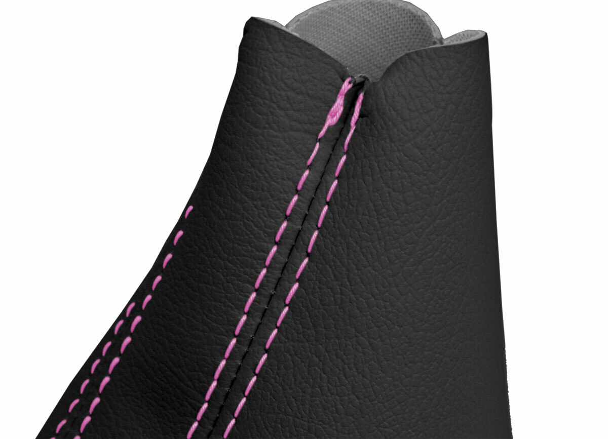 E Brake Boot Cover Leather for BMW E60 20042010 Black Pink Stitch eBay