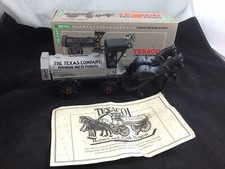 ERTL Texaco Horse And Tanker Ltd Edition 8 1991 Die Cast Locking Coin Bank