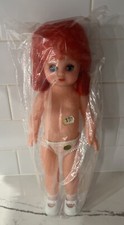 New Vintage Westrim Crafts 13 1/2" Carrie Doll Red Hair Blue Eyes Style 6448