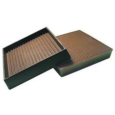 TruGuard F31822TV Furniture Cups, Square, Brown, 3 x 3-In. ID, 2-Pk. - Quantity