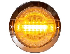 Combination Strobe 4 Inch Round Led Stopturntail Backup And Amber Light