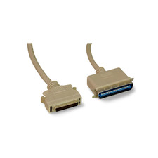6ft SCSI-II HPDB50 Male Latch to SCSI-I CN50 Male - Beige