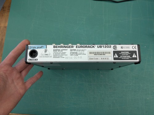 Behringer Eurorack UB1202 Ultra Low-Noise Design 12-Input 2-Bus Mic/Line Tested - Picture 2 of 5