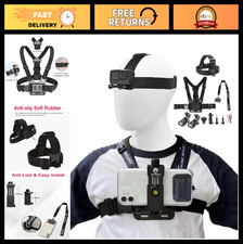 Hands-Free Phone Chest Mount Strap - Vlogging Kit for iPhone 17 Pro Max, 16, 15,
