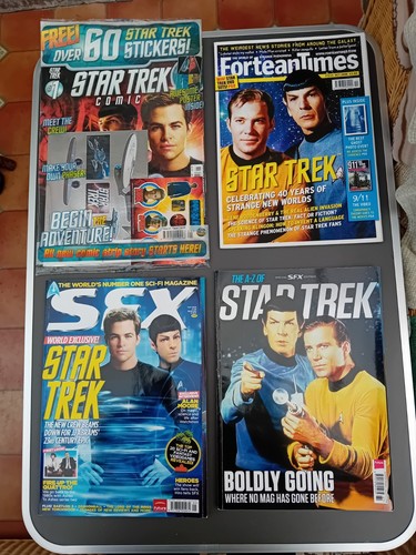 4 Star Trek Magazines
