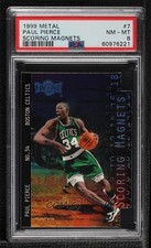 1999-00 Skybox Metal Scoring Magnets Paul Pierce #7SM PSA 8 HOF 01uy