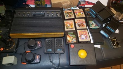 atari sunnyvale heavy sixer vcs 2600 recapped working with games