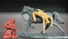 HANOMAK Indian vs Mounted Bandit Wild West Toy soldiers 1:32 New Release