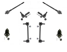 Set Tie Rods Sway Bar Links & Ball Joints For 96-04 Pathfinder & QX4