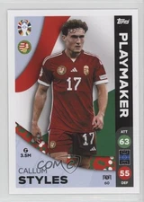 2024 Lidl Match Attax All-Stars UEFA Euro Playmaker English Callum Styles 0jf5