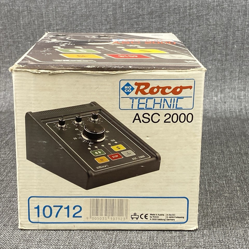 Vintage ROCO 10712 Model Train Controller ASC-2000 in original box | eBay