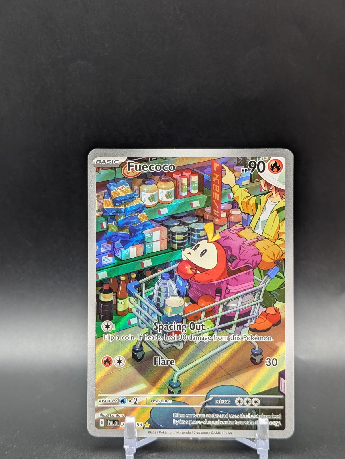 Pokemon TCG Fuecoco 201/193 SV02 Paldea Evolved Full Art Holo EN 2023