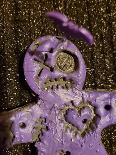 Clay Voodoo Doll with Pins – Wiccan Witch Pagan Magickal Tool – Handmade - Picture 4 of 4