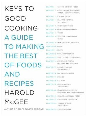 Keys to Good Cooking: A Guide to - Hardcover, by McGee Harold - Very Good z