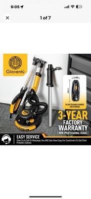 Drywall Sander 780W Powerful Electric Dustless Wall Sander+Vacuum Attachment Bag