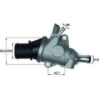Mahle TI 167 88 Thermostat KüHlmittel