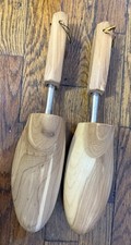 Vintage Rochester Tree Shoe Keeper Wooden Shoe Stretchers Size L Large Adjust