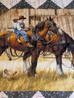 Handmade Quilt Top~Rodeo Quilt~Cowboy Quilt~Size 45" x 55"~US Shipping Included — photo 2