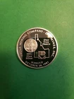 Beautiful Vintage 1982 Hecla Mining Day Mines 1 Oz Silver Round Proof Like