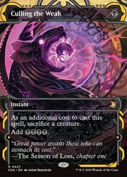 Culling the Weak Foil #27 Secrets of Strixhaven Mystical Archive MTG