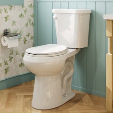 HOROW Two-Piece Toilet Powerful 1.28 GPF Single Flush MAP 1000g Extra Tall Bowl