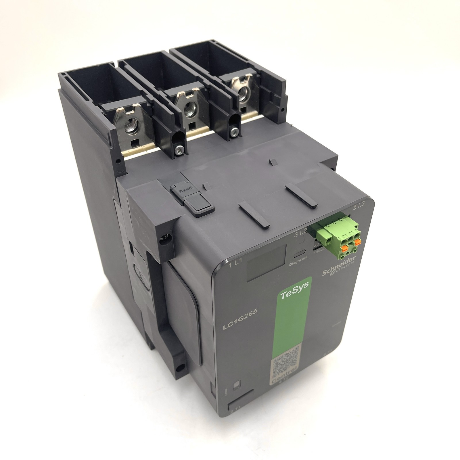 Contactor LC1G265KUEN Schneider 3P (3NO) 1NC + 1NO Aux 100-250VAC/DC 265A 132kW