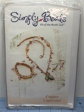 ANNIE'S SIMPLY BEADS Kit - Necklace and Bracelet Set - COPPER CAPTIVATES BD028
