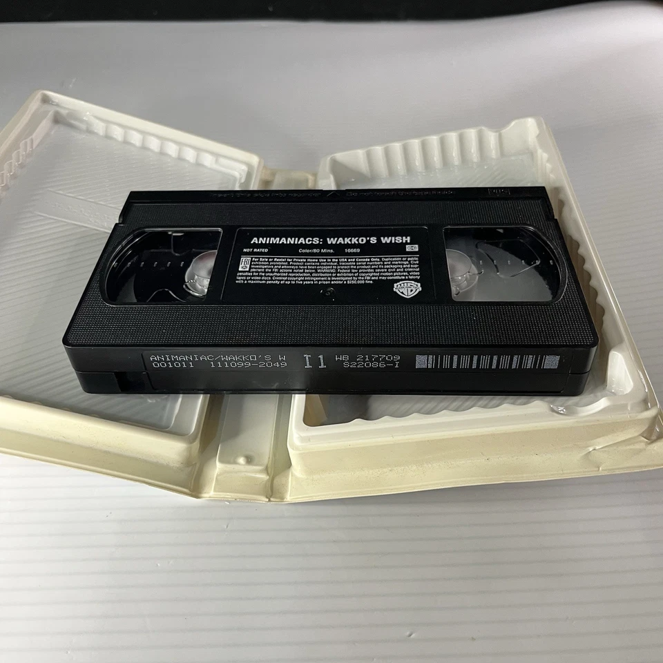 Animaniacs - Wakko's Wish (VHS, 1999, Clamshell Case) Good Cond. - Image 3 of 4