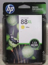 NEW/SEALED HP 88XL YELLOW INK CARTRIDGE EXP DEC 2013
