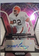 2025 Panini Prizm Black - Prizmatrix Signatures Michael Dean Perry #PS-MDP (AU)