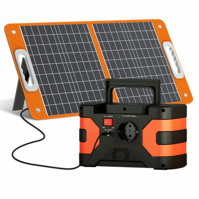 FlashFish EA200 Solargenerator Power Station 166WH 200W Mit Solarpanel 60W 18V