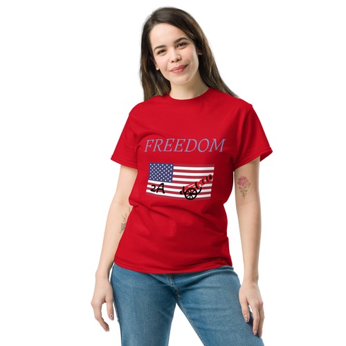 FREEDOM FLAG CANON 2A SHIRT Unisex Classic Tee - Bild 2 von 36