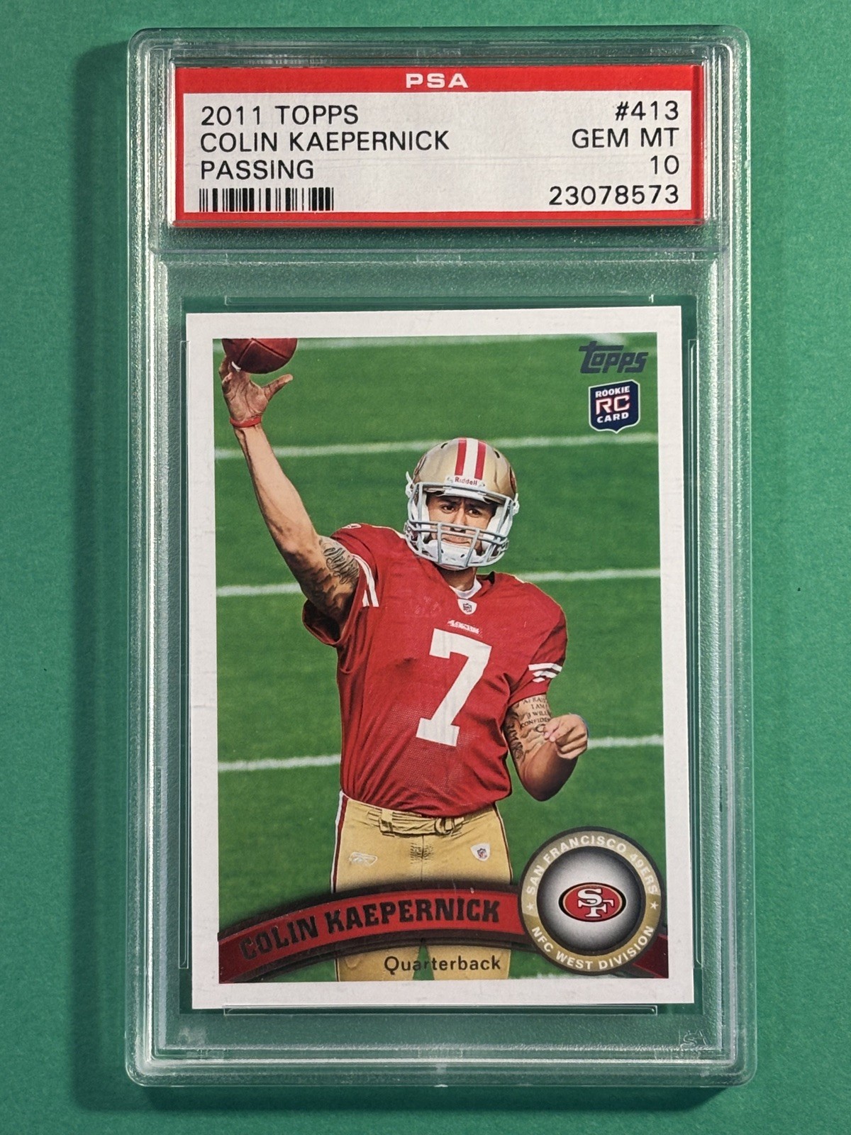 Colin Kaepernick Topps #413 Base