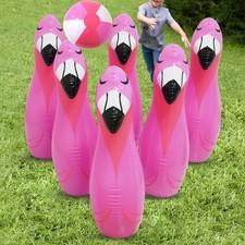 Kids Inflatable Bowling Set Indoor Outdoor Games Early Education Portable