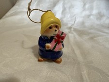 Vintage Paddington Bear Ceramic Ornament 1978