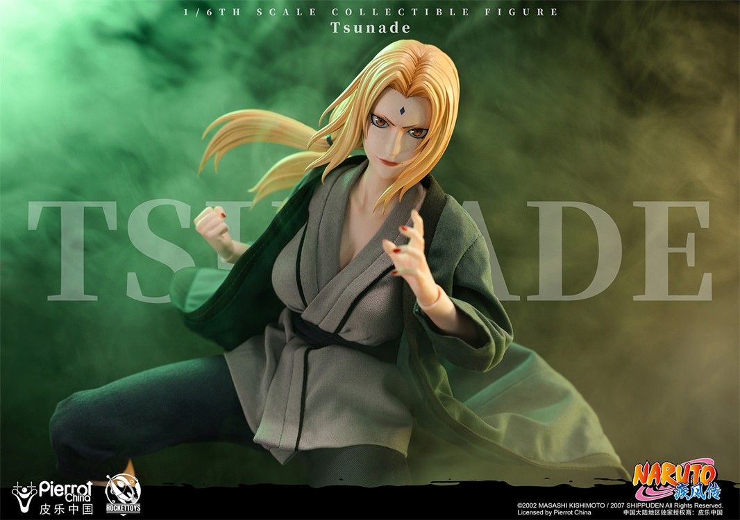 Rockettoys Tsunade 29cm/11.4In 1/6Th Scale Collectible Action Figure Anime Model